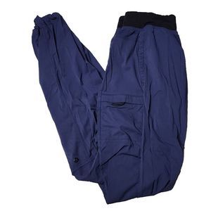 Lululemon lab dance studio pants blue black adjustable ankle 32" pants